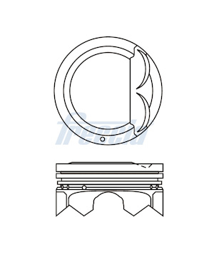 Píst FRECCIA FP23-103100
