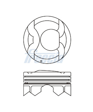Píst FRECCIA FP23-103300