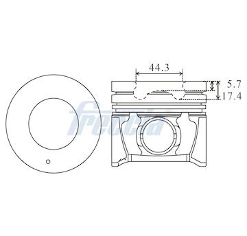 Píst FRECCIA FP23-103800