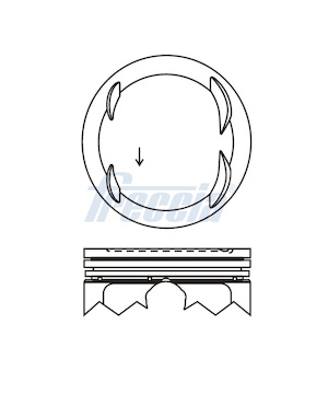 Píst FRECCIA FP23-104000