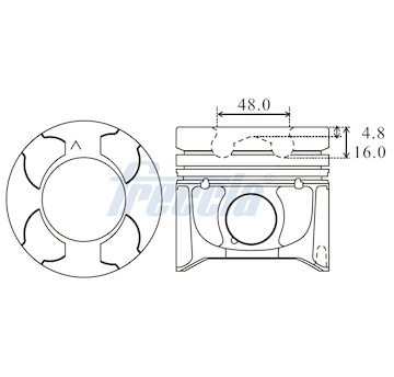 Píst FRECCIA FP23-104800