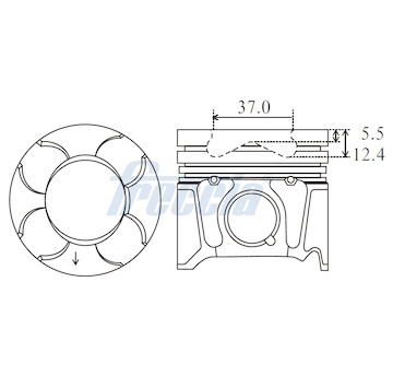 Píst FRECCIA FP23-105460