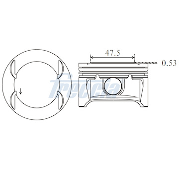 Píst FRECCIA FP23-105550