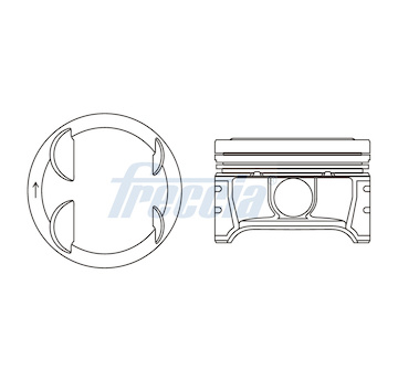 Píst FRECCIA FP23-105800