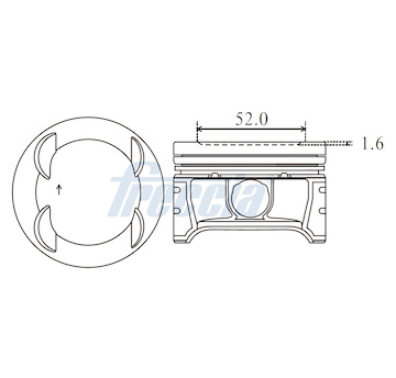Píst FRECCIA FP23-105950