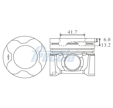 Píst FRECCIA FP23-106500