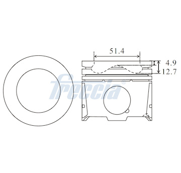 Píst FRECCIA FP23-106760
