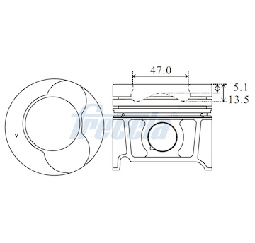 Píst FRECCIA FP23-107750