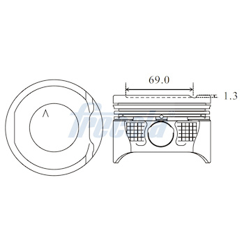 Píst FRECCIA FP23-108100