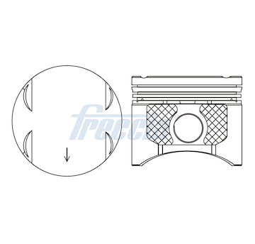 Píst FRECCIA FP23-108200