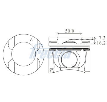 Píst FRECCIA FP23-108650