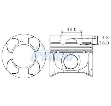Píst FRECCIA FP23-108800