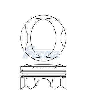 Píst FRECCIA FP23-109100