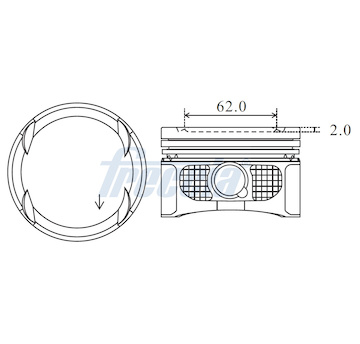 Píst FRECCIA FP23-111600