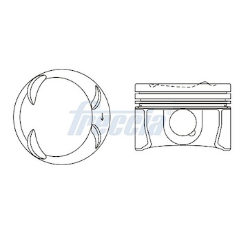Píst FRECCIA FP23-111800