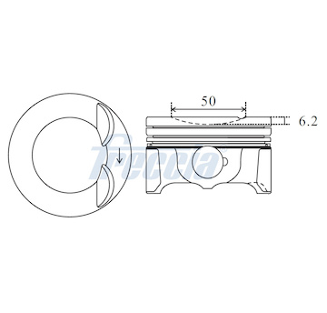 Píst FRECCIA FP23-112100