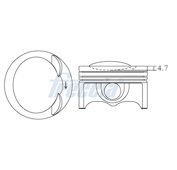 Píst FRECCIA FP23-112200
