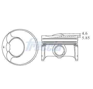 Píst FRECCIA FP23-112300