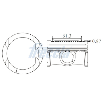 Píst FRECCIA FP23-113000