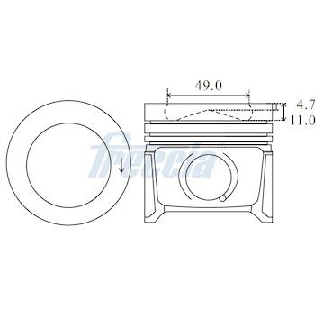 Píst FRECCIA FP23-113200