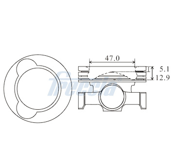 Píst FRECCIA FP23-113350