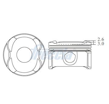 Píst FRECCIA FP23-113500
