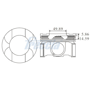 Píst FRECCIA FP23-113950