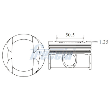 Píst FRECCIA FP23-114200