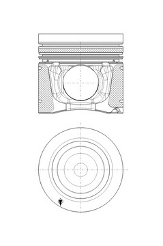 Píst KOLBENSCHMIDT 40270600