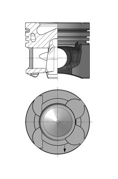 Píst KOLBENSCHMIDT 40363620