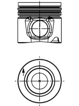 Píst KOLBENSCHMIDT 40652610