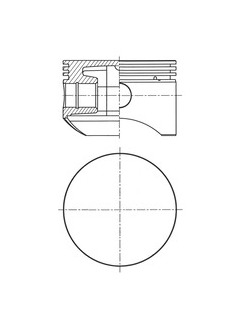 Píst KOLBENSCHMIDT 41280600