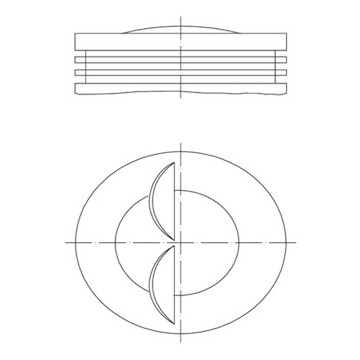 Píst MAHLE ORIGINAL 007 80 02