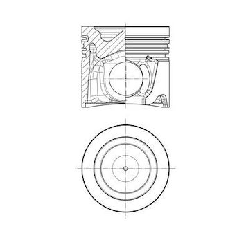 Píst MAHLE ORIGINAL 007 PI 00175 002