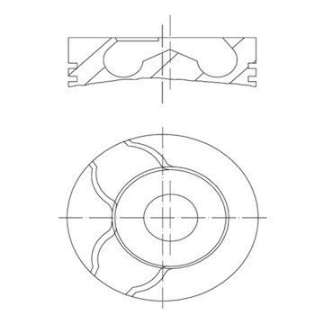 Píst MAHLE ORIGINAL 022 09 00
