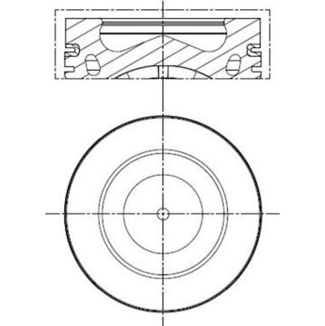Píst MAHLE ORIGINAL 028 PI 00121 000