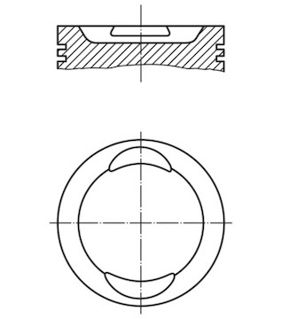 Píst MAHLE ORIGINAL 029 02 00