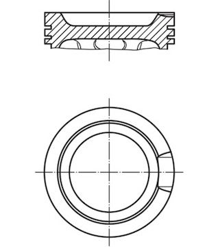 Píst MAHLE ORIGINAL 033 16 02