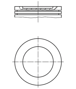 Píst MAHLE ORIGINAL 037 67 00