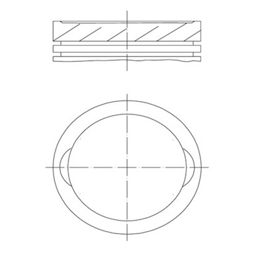 Píst MAHLE ORIGINAL 038 13 02