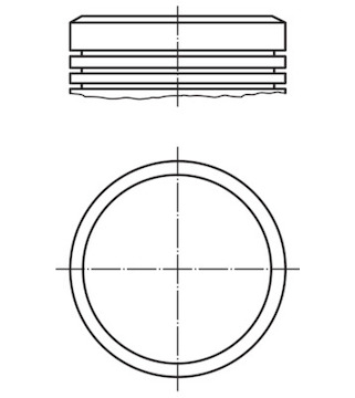 Píst MAHLE ORIGINAL 040 27 01