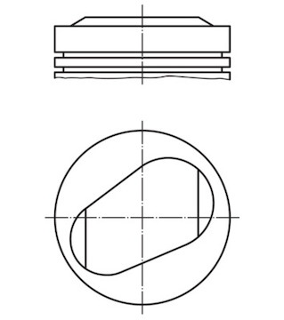 Píst MAHLE ORIGINAL 081 94 01