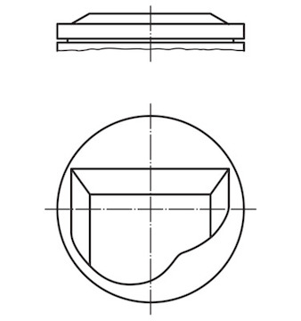 Píst MAHLE ORIGINAL 081 98 03