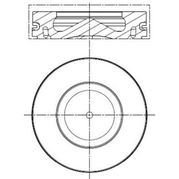 Píst MAHLE ORIGINAL 081 PI 00134 002