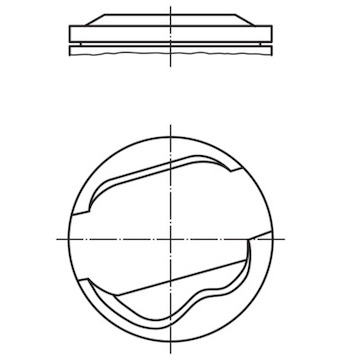 Píst MAHLE ORIGINAL 082 58 02