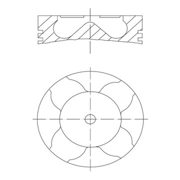 Píst MAHLE ORIGINAL 083 17 02