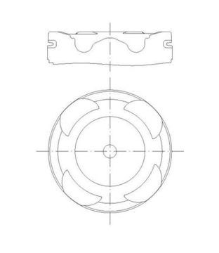 Píst MAHLE ORIGINAL 227 PI 00144 000