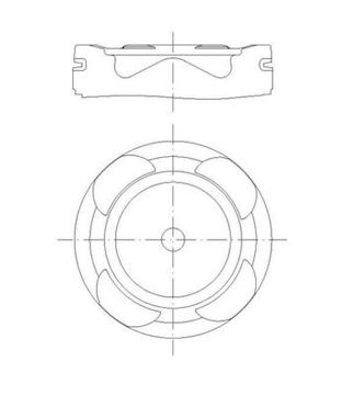 Píst MAHLE ORIGINAL 227 PI 00146 000
