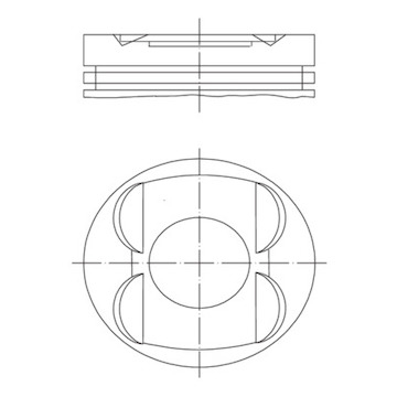 Píst MAHLE ORIGINAL 503 97 01