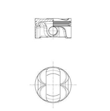 Píst MAHLE ORIGINAL 503 PI 00101 002